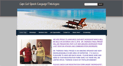 Desktop Screenshot of capecodspeechlanguagepathologists.com
